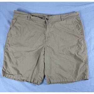 Columbia Shorts Mens W 38 Khaki L 10" Inseam Casual Chino Outdoor Hiking Tech